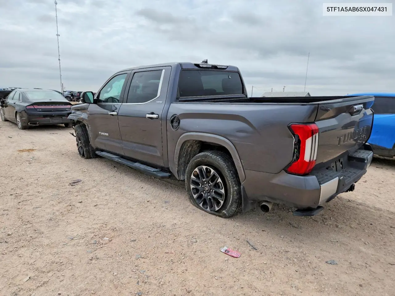 2025 Toyota Tundra Crewmax Limited VIN: 5TF1A5AB6SX047431 Lot: 57044306