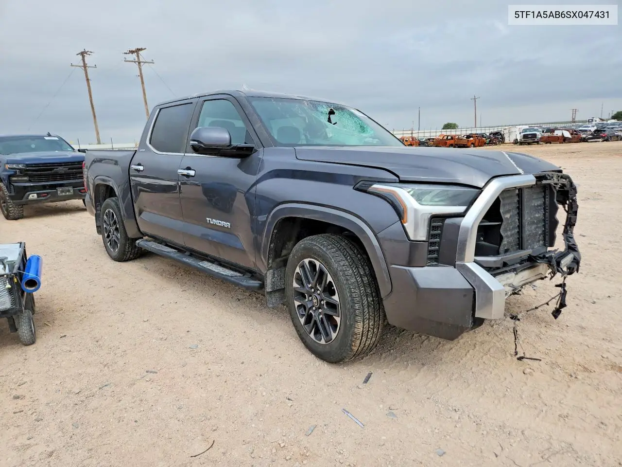 2025 Toyota Tundra Crewmax Limited VIN: 5TF1A5AB6SX047431 Lot: 57044306