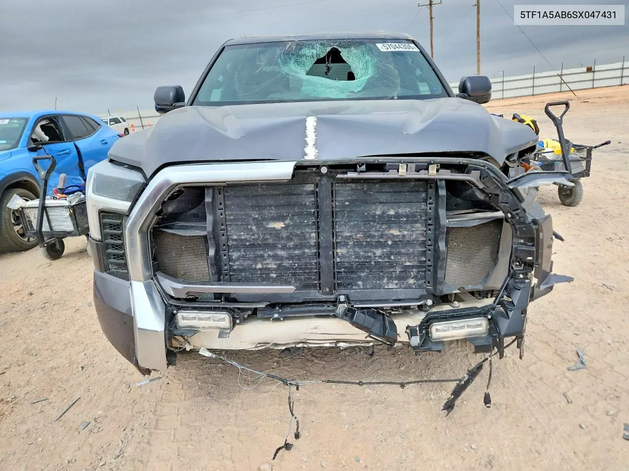 2025 Toyota Tundra Crewmax Limited VIN: 5TF1A5AB6SX047431 Lot: 57044306