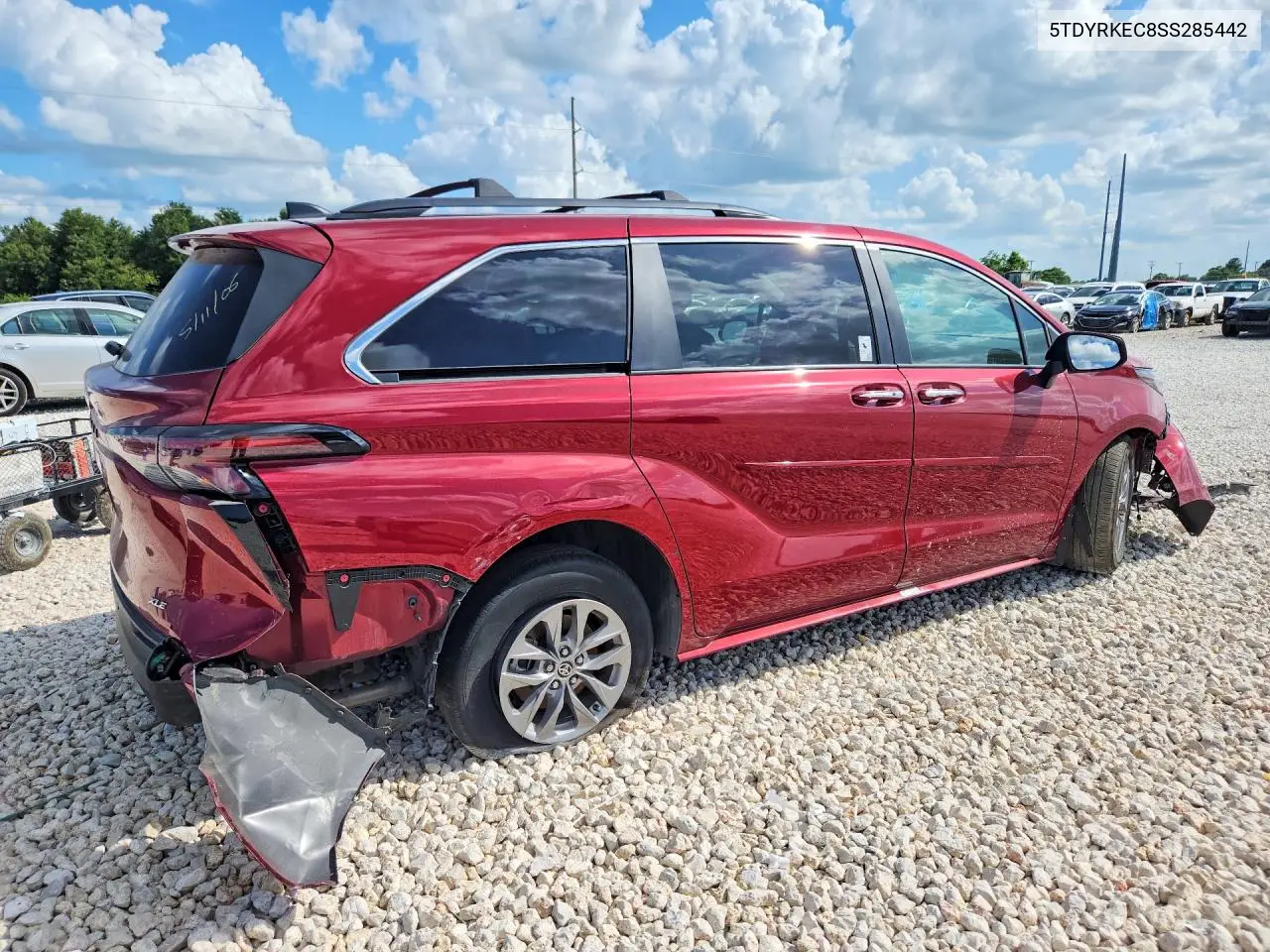 2025 Toyota Sienna Xle 8-Passenger VIN: 5TDYRKEC8SS285442 Lot: 57308076