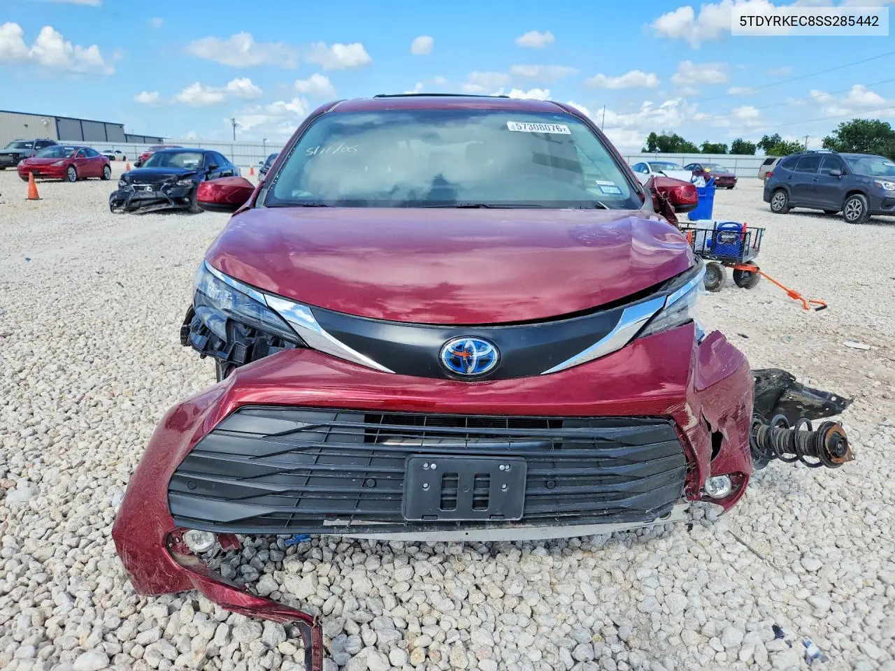2025 Toyota Sienna Xle 8-Passenger VIN: 5TDYRKEC8SS285442 Lot: 57308076