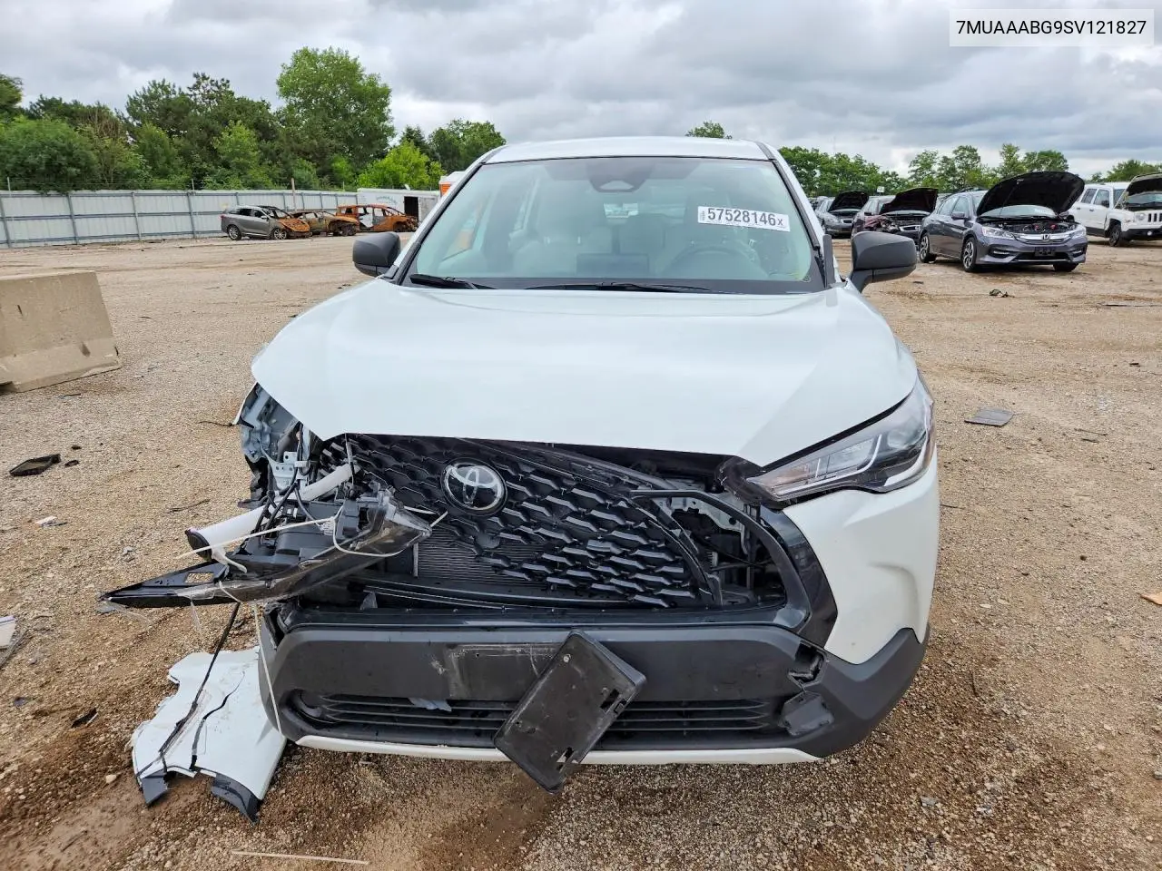 2025 Toyota Corolla Cross L VIN: 7MUAAABG9SV121827 Lot: 57528146