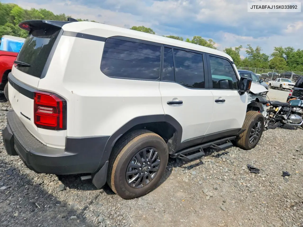 2025 Toyota Land Cruiser 1958 VIN: JTEABFAJ1SK033892 Lot: 58386036