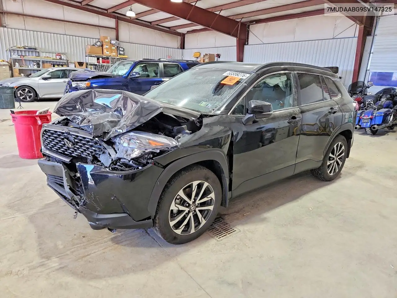2025 Toyota Corolla Cross Xle VIN: 7MUDAABG9SV147325 Lot: 58559276