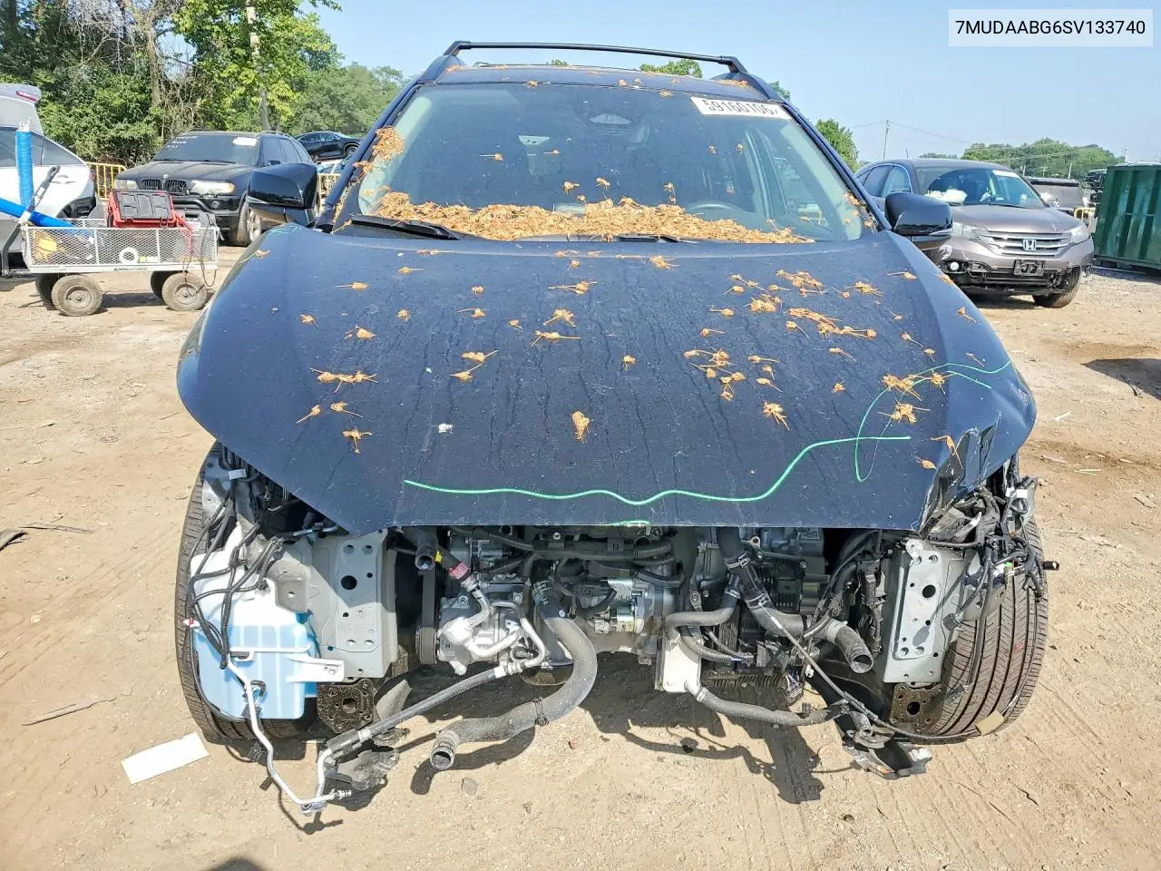 2025 Toyota Corolla Cross Xle VIN: 7MUDAABG6SV133740 Lot: 59160106