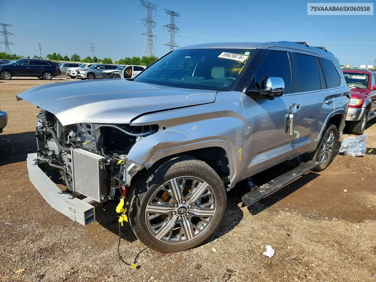 2025 Toyota Sequoia Capstone VIN: 7SVAAABA6SX060538 Lot: 59626076