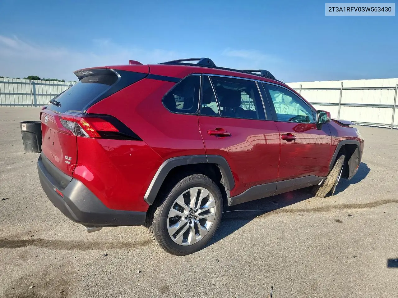2025 Toyota Rav4 Xle Premium VIN: 2T3A1RFV0SW563430 Lot: 60859296