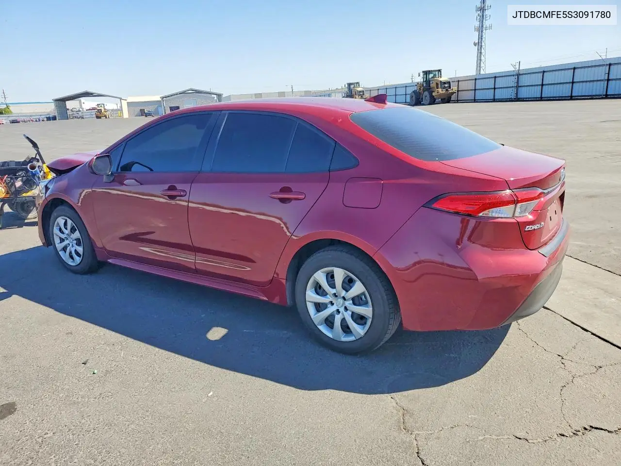 2025 Toyota Corolla Hybrid Le VIN: JTDBCMFE5S3091780 Lot: 61639926