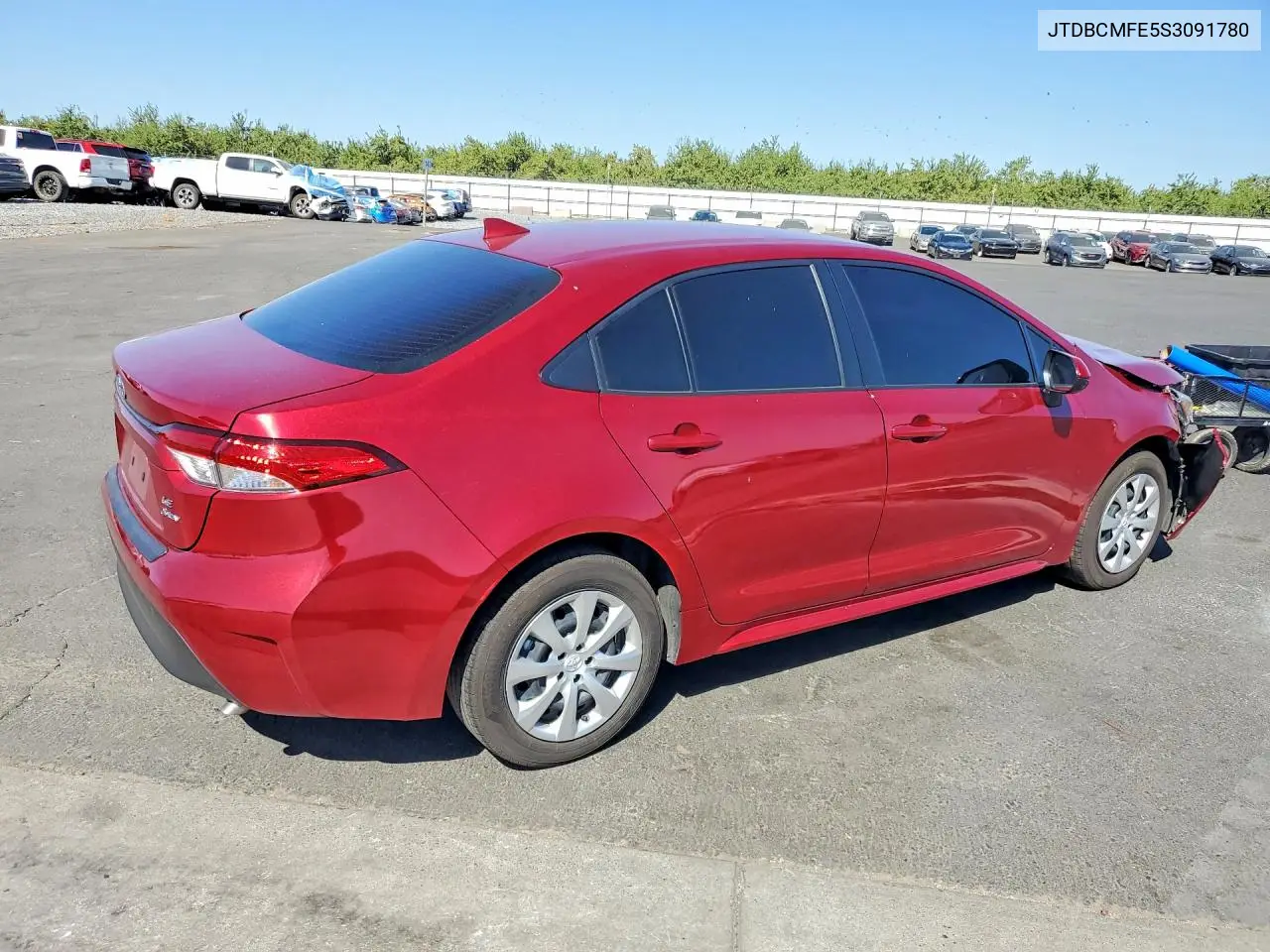 2025 Toyota Corolla Hybrid Le VIN: JTDBCMFE5S3091780 Lot: 61639926