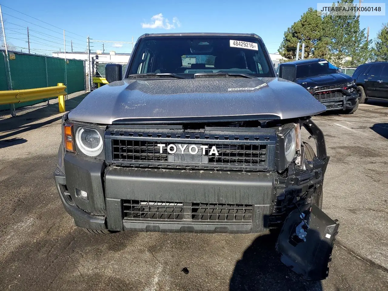 2026 Toyota Land Cruiser 1958 VIN: JTEABFAJ4TK060148 Lot: 48429216
