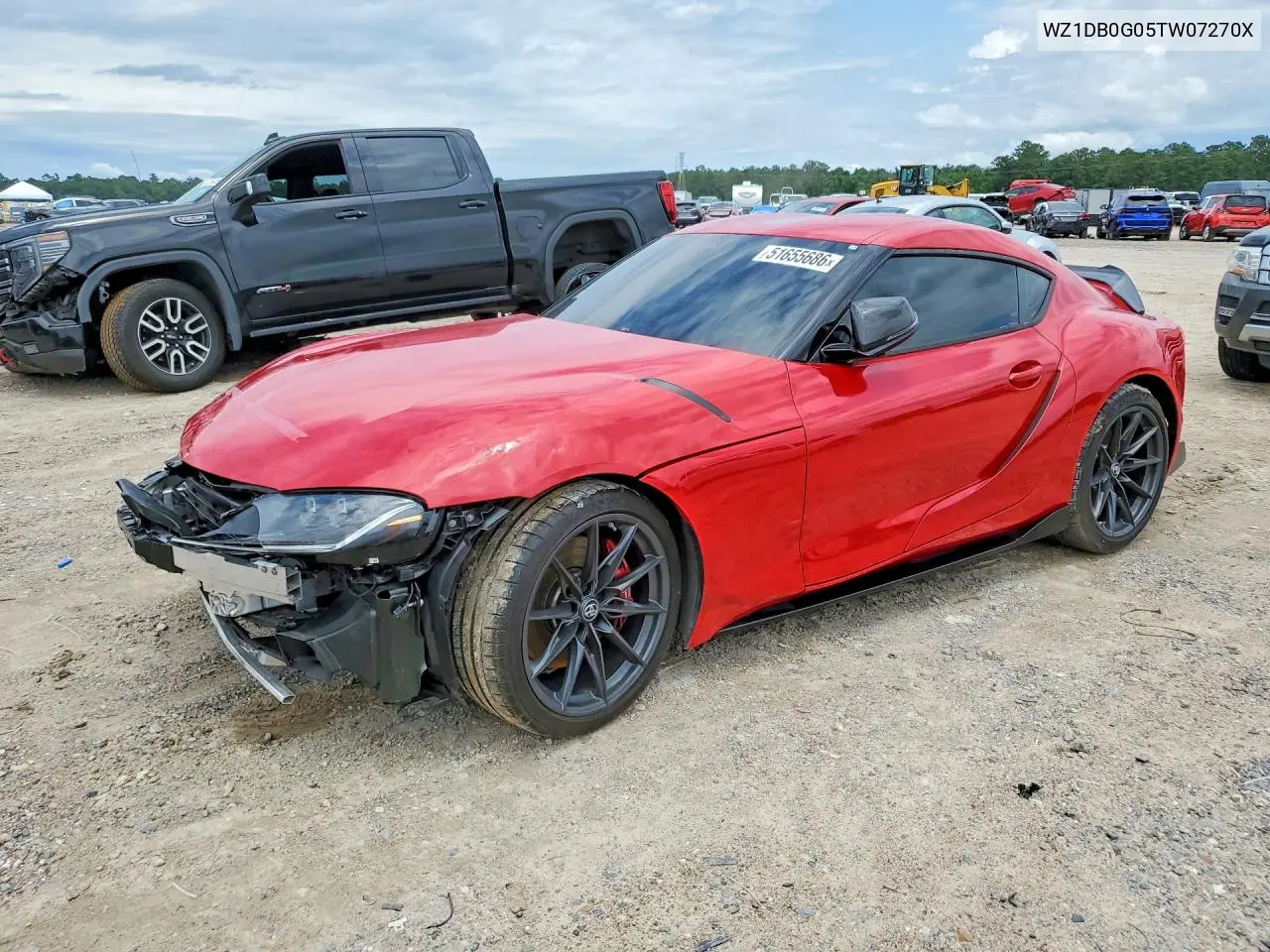 2026 Toyota Gr Supra 3.0 Premium VIN: WZ1DB0G05TW072705 Lot: 51655686