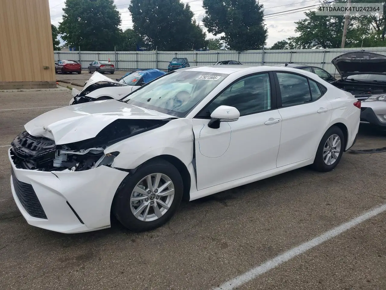 2026 Toyota Camry Hybrid Base VIN: 4T1DAACK4TU242364 Lot: 57921566