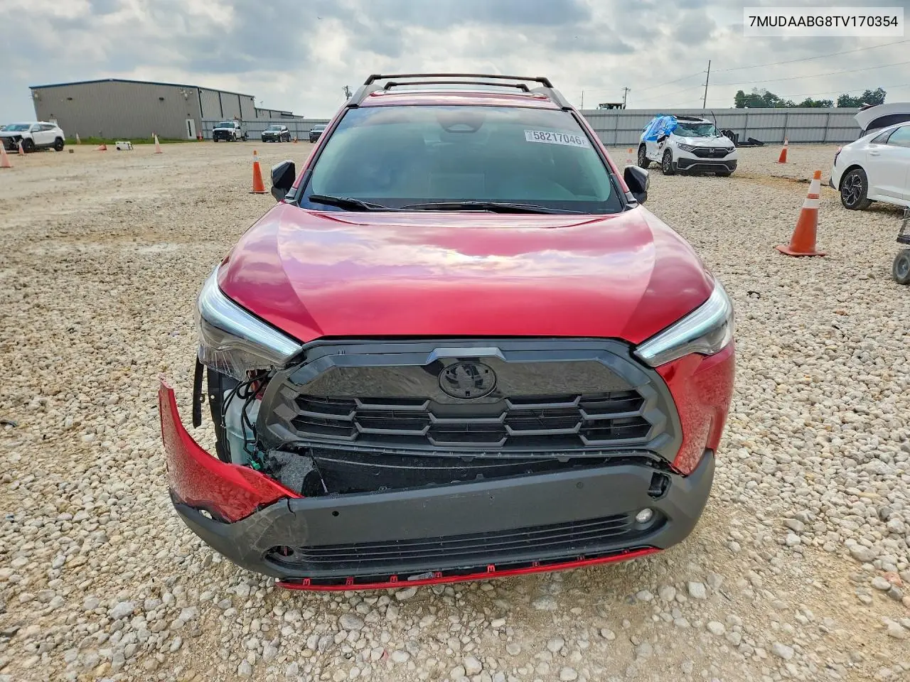 2026 Toyota Corolla Cross Xle VIN: 7MUDAABG8TV170354 Lot: 58217046