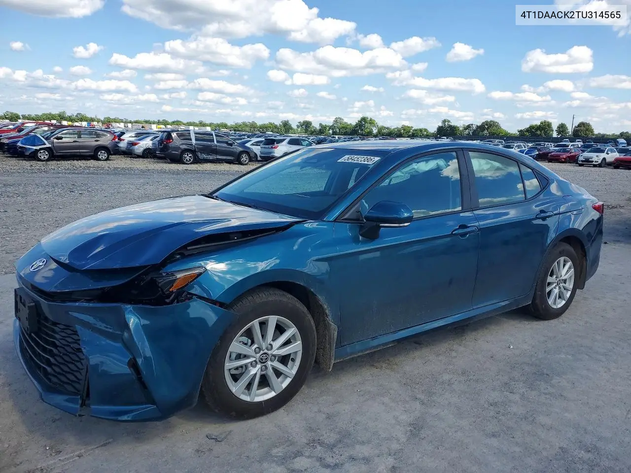 2026 Toyota Camry Hybrid Base VIN: 4T1DAACK2TU314565 Lot: 58452386