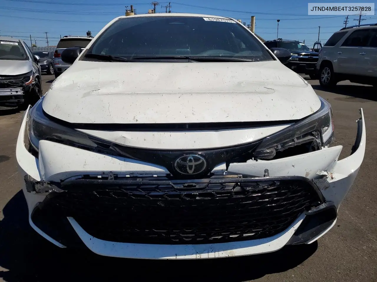 2026 Toyota Corolla Hatchback Se VIN: JTND4MBE4T3257828 Lot: 61987576