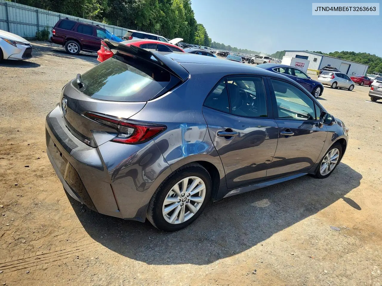 2026 Toyota Corolla Hatchback Se VIN: JTND4MBE6T3263663 Lot: 62073006