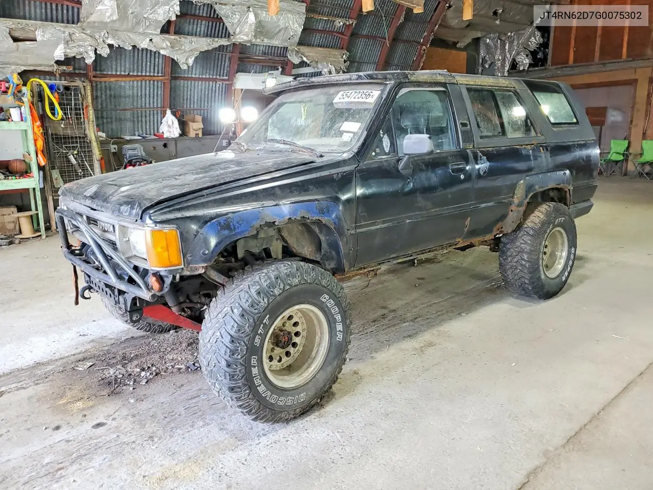 1986 Toyota 4Runner Rn60 VIN: JT4RN62D7G0075302 Lot: 55472356