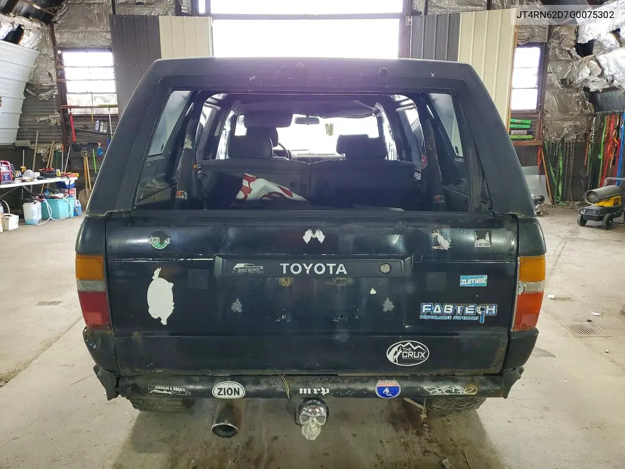 1986 Toyota 4Runner Rn60 VIN: JT4RN62D7G0075302 Lot: 55472356