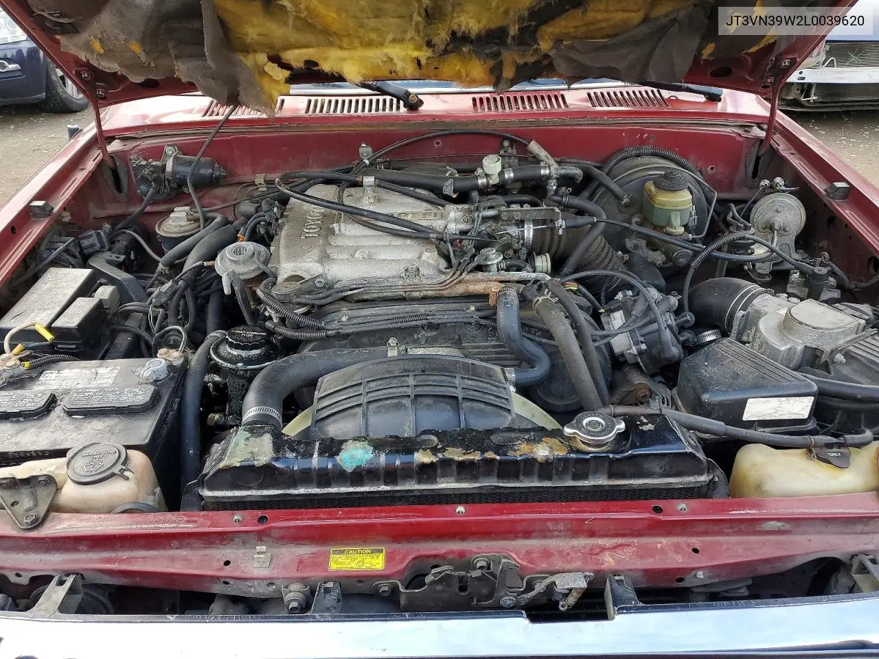 1990 Toyota 4Runner Vn39 Sr5 VIN: JT3VN39W2L0039620 Lot: 74791995