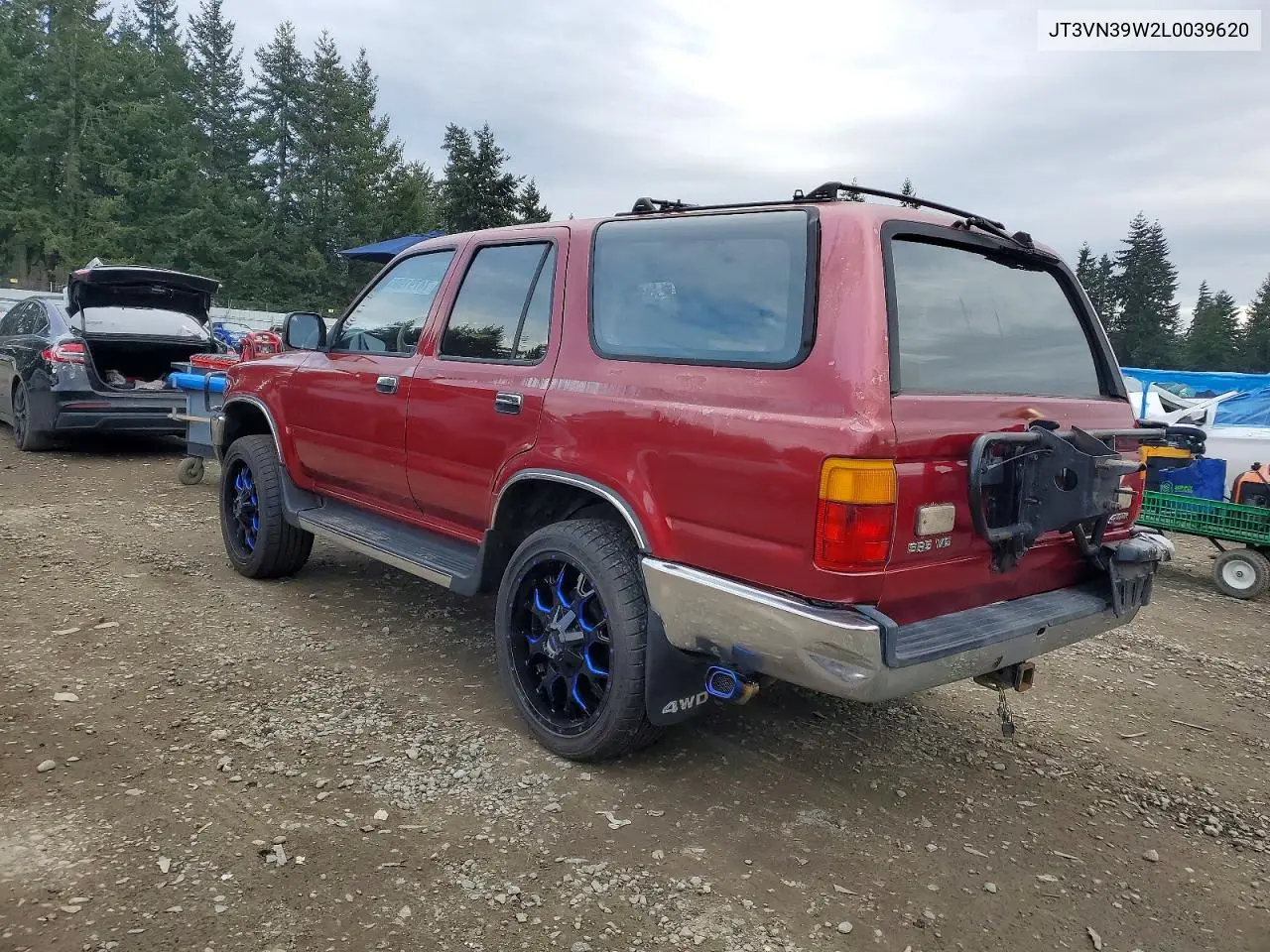 1990 Toyota 4Runner Vn39 Sr5 VIN: JT3VN39W2L0039620 Lot: 74791995