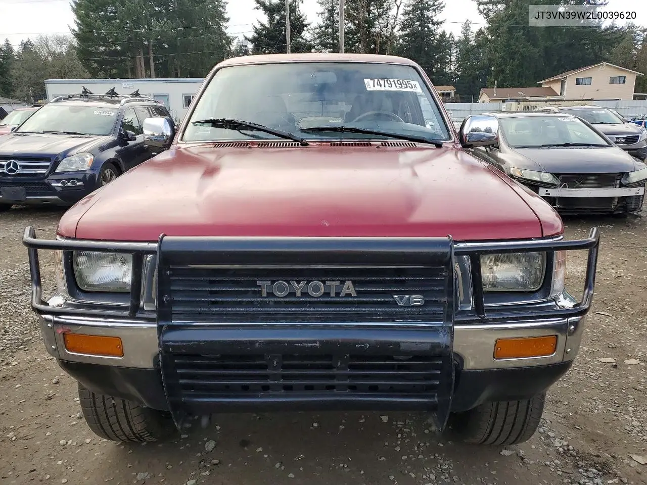 1990 Toyota 4Runner Vn39 Sr5 VIN: JT3VN39W2L0039620 Lot: 74791995