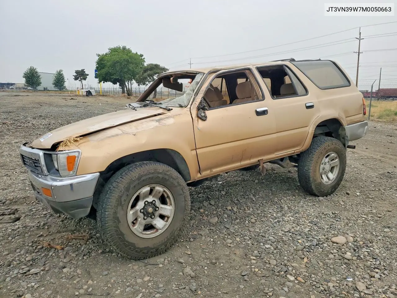 1991 Toyota 4Runner Vn39 Sr5 VIN: JT3VN39W7M0050663 Lot: 61613756