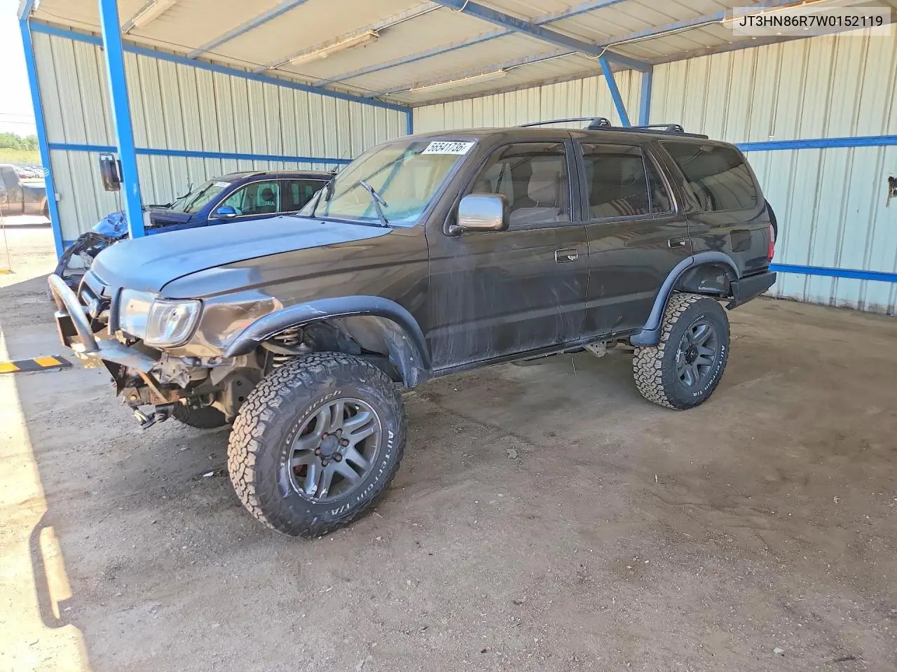 1998 Toyota 4Runner Sr5 VIN: JT3HN86R7W0152119 Lot: 56541736