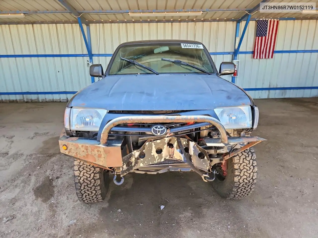 1998 Toyota 4Runner Sr5 VIN: JT3HN86R7W0152119 Lot: 56541736