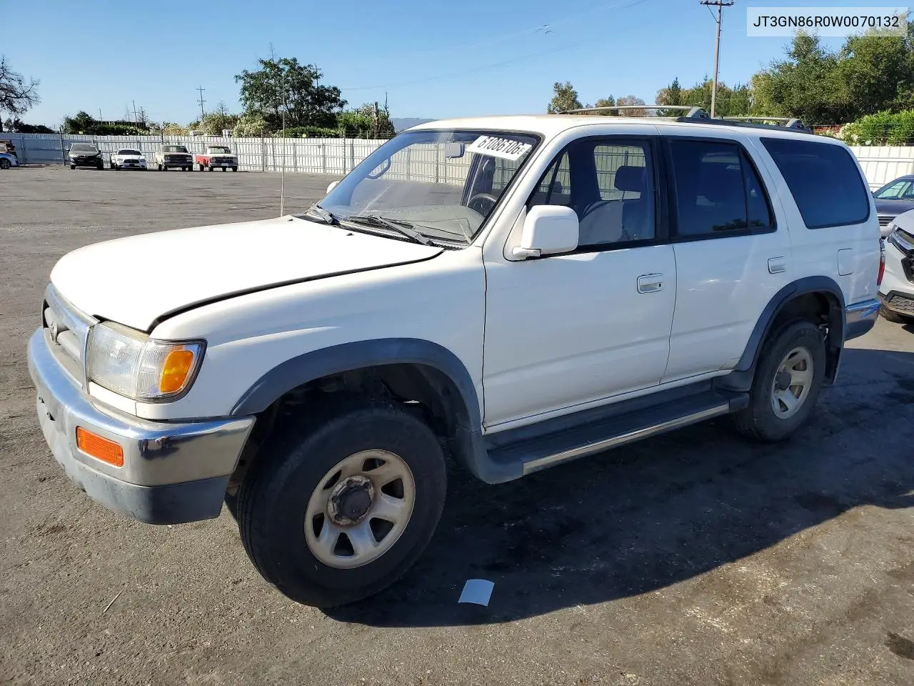 1998 Toyota 4Runner Sr5 VIN: JT3GN86R0W0070132 Lot: 61086106