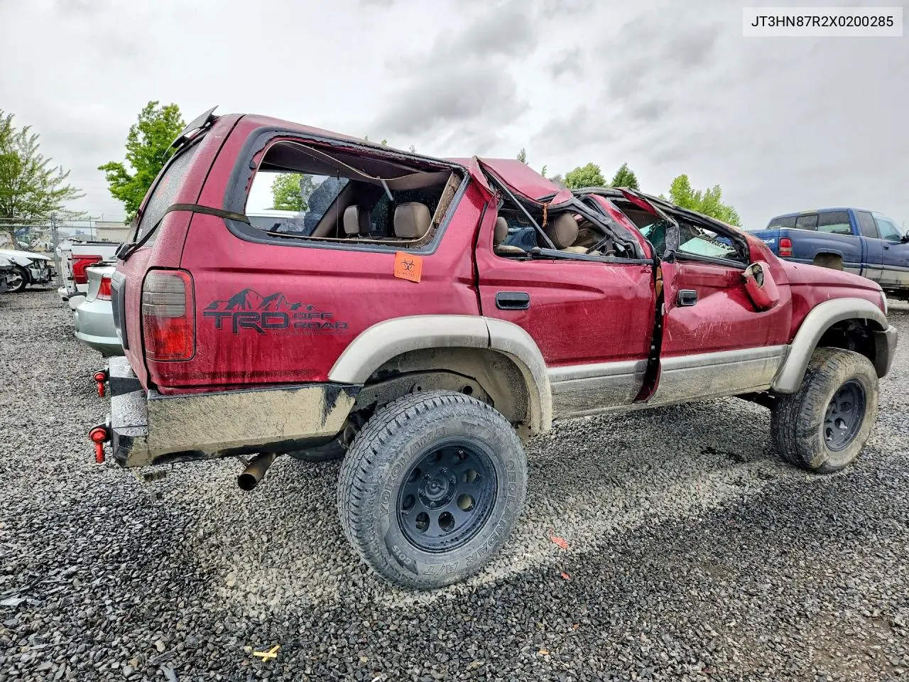 1999 Toyota 4Runner Limited VIN: JT3HN87R2X0200285 Lot: 56176396