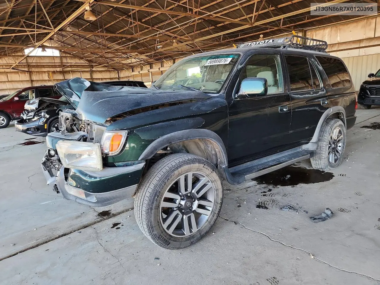 1999 Toyota 4Runner Sr5 VIN: JT3GN86R7X0120395 Lot: 56989876
