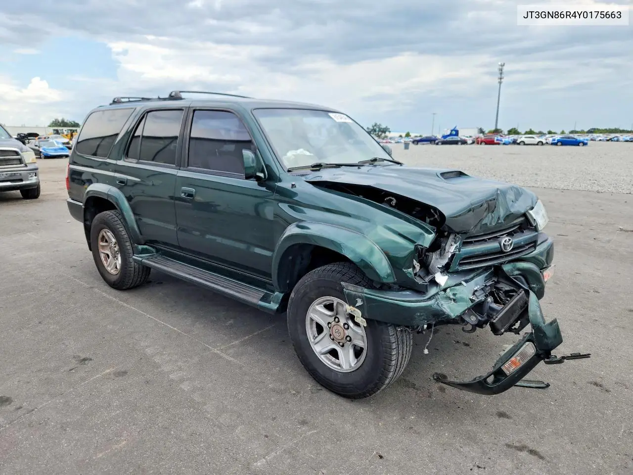2000 Toyota 4Runner Sr5 VIN: JT3GN86R4Y0175663 Lot: 61548546