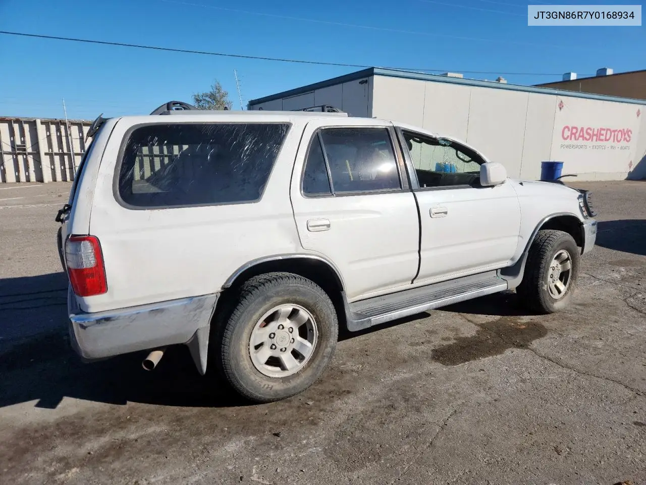 JT3GN86R7Y0168934 2000 Toyota 4Runner Sr5