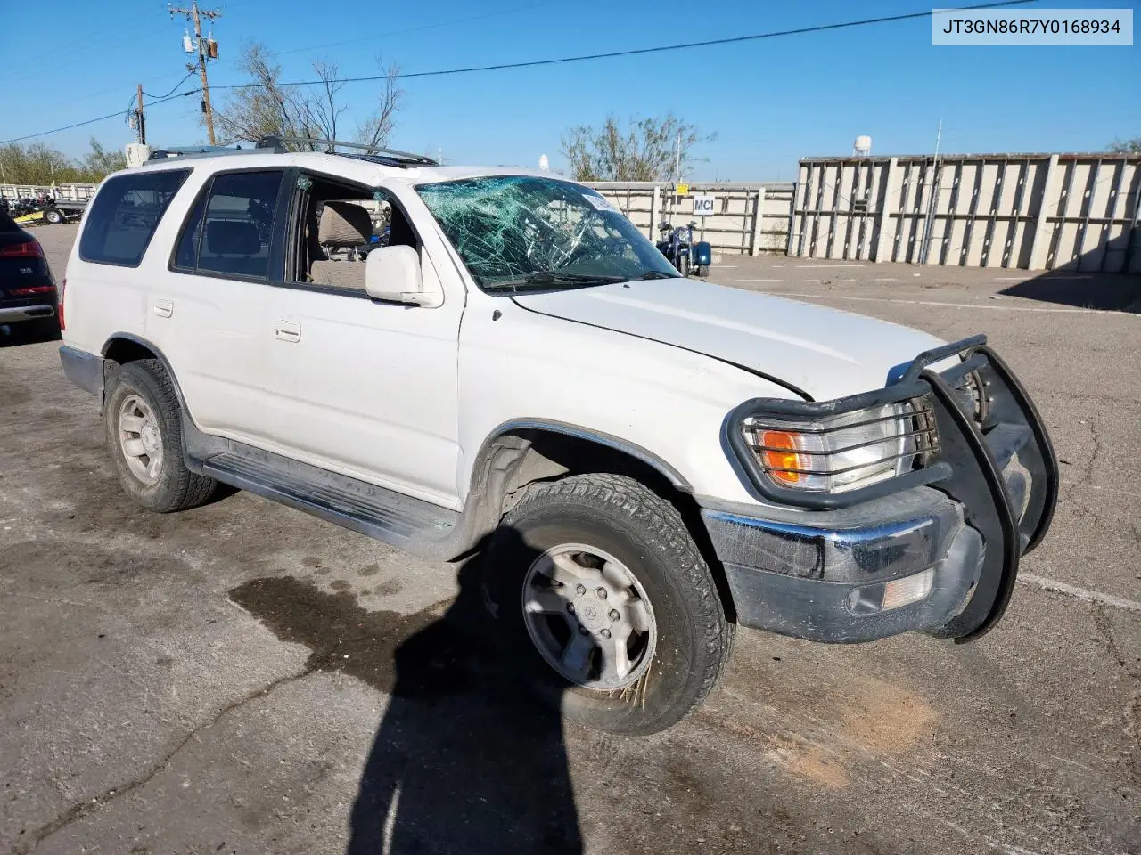JT3GN86R7Y0168934 2000 Toyota 4Runner Sr5