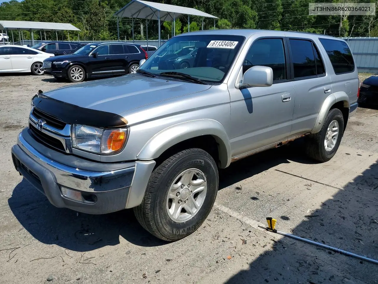 2002 Toyota 4Runner Sr5 VIN: JT3HN86R620364021 Lot: 61133406