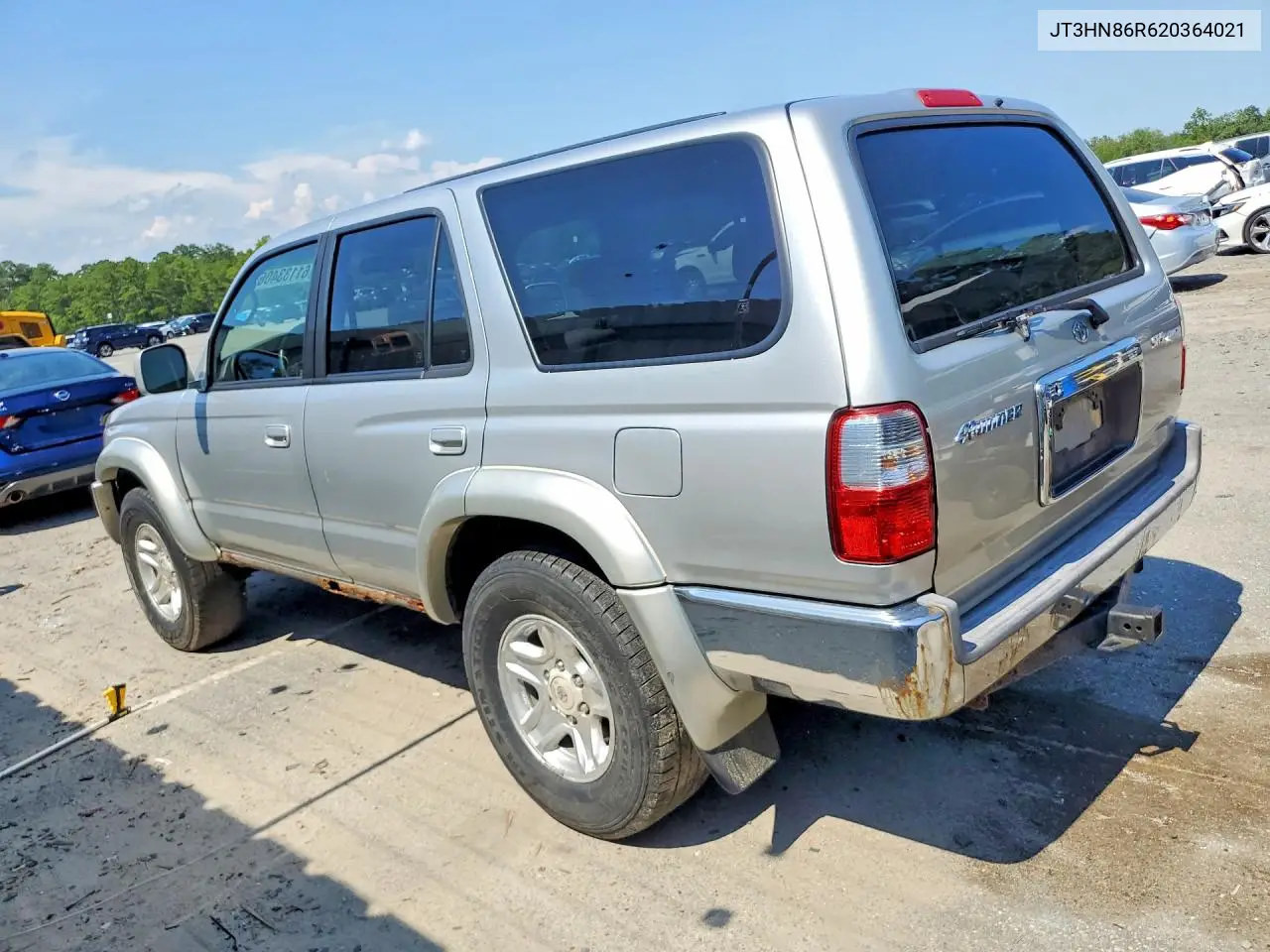 2002 Toyota 4Runner Sr5 VIN: JT3HN86R620364021 Lot: 61133406