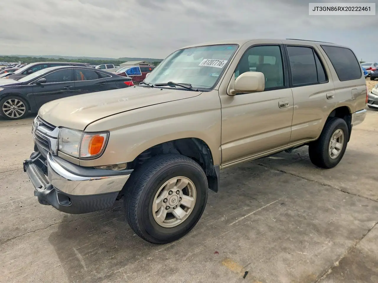 2002 Toyota 4Runner Sr5 VIN: JT3GN86RX20222461 Lot: 61207716