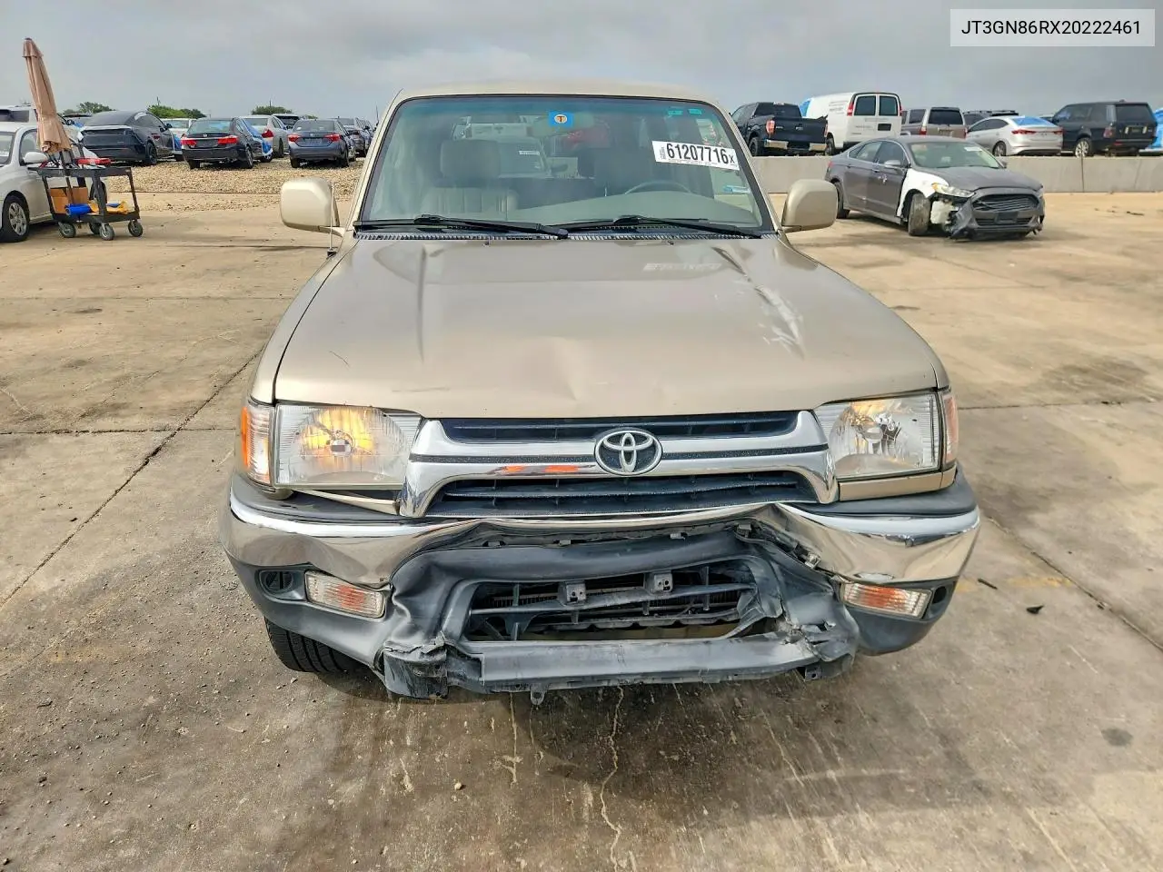 2002 Toyota 4Runner Sr5 VIN: JT3GN86RX20222461 Lot: 61207716