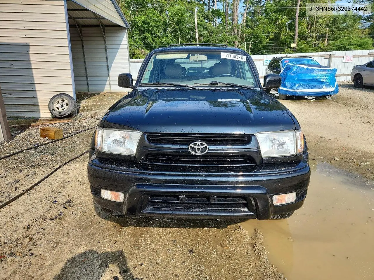 2002 Toyota 4Runner Sr5 VIN: JT3HN86R320374442 Lot: 61700226