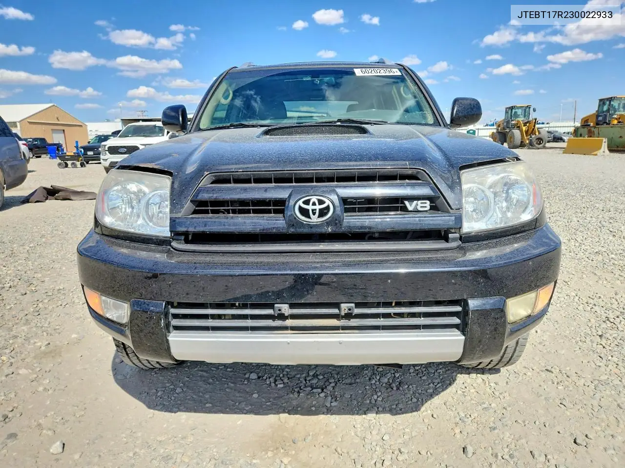 2003 Toyota 4Runner Limited VIN: JTEBT17R230022933 Lot: 60202396
