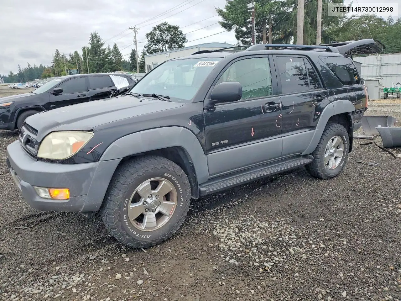 2003 Toyota 4Runner Sr5 VIN: JTEBT14R730012998 Lot: 60441256