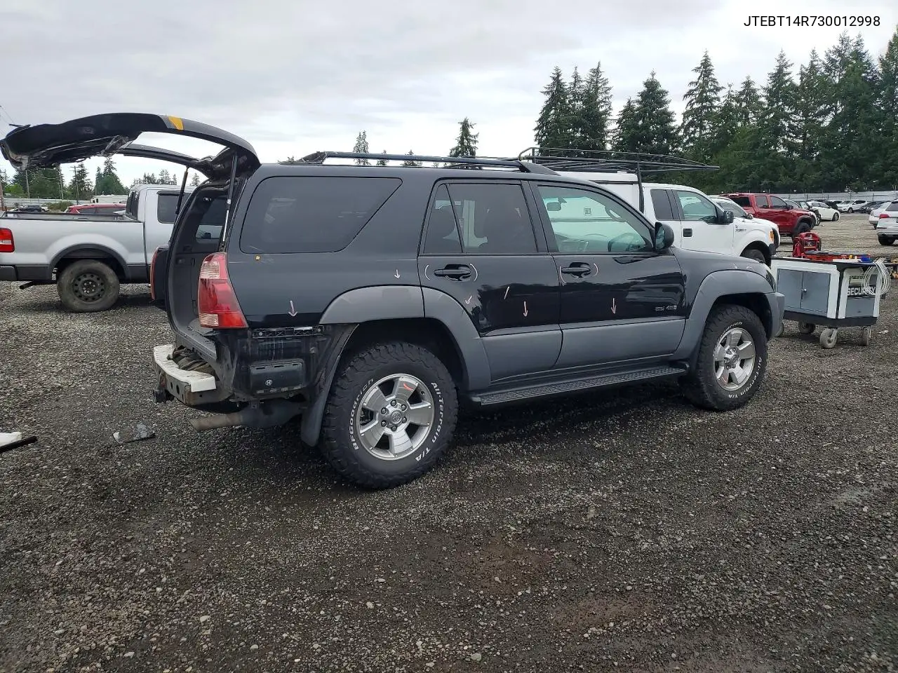 2003 Toyota 4Runner Sr5 VIN: JTEBT14R730012998 Lot: 60441256
