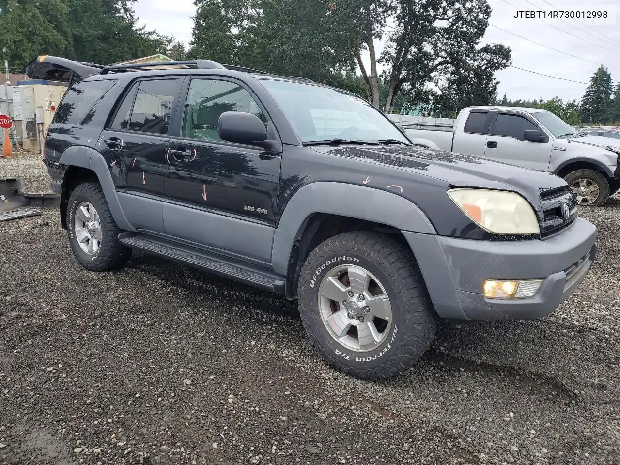 2003 Toyota 4Runner Sr5 VIN: JTEBT14R730012998 Lot: 60441256