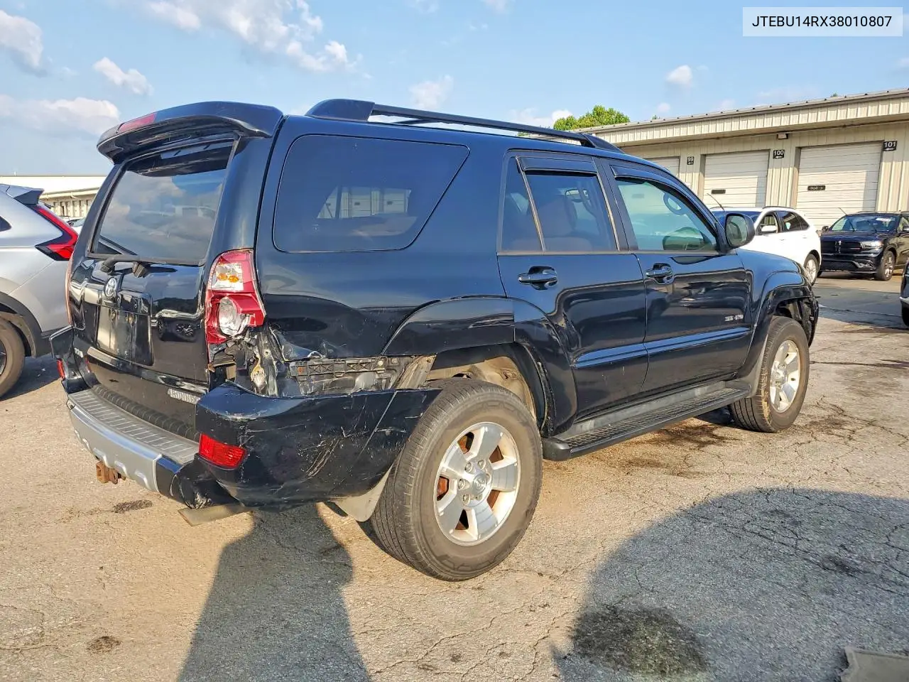 2003 Toyota 4Runner Sr5 VIN: JTEBU14RX38010807 Lot: 60667386