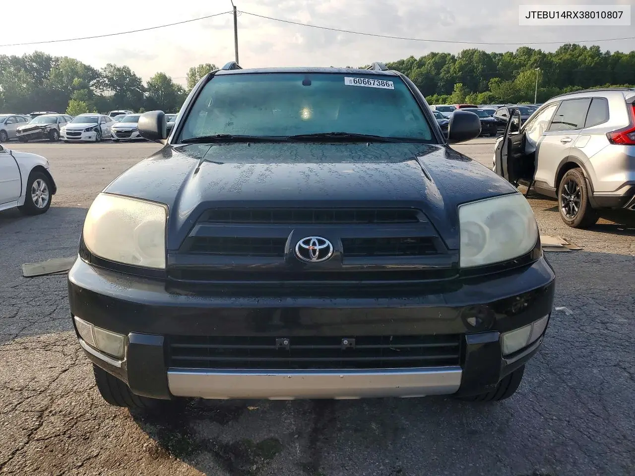 2003 Toyota 4Runner Sr5 VIN: JTEBU14RX38010807 Lot: 60667386