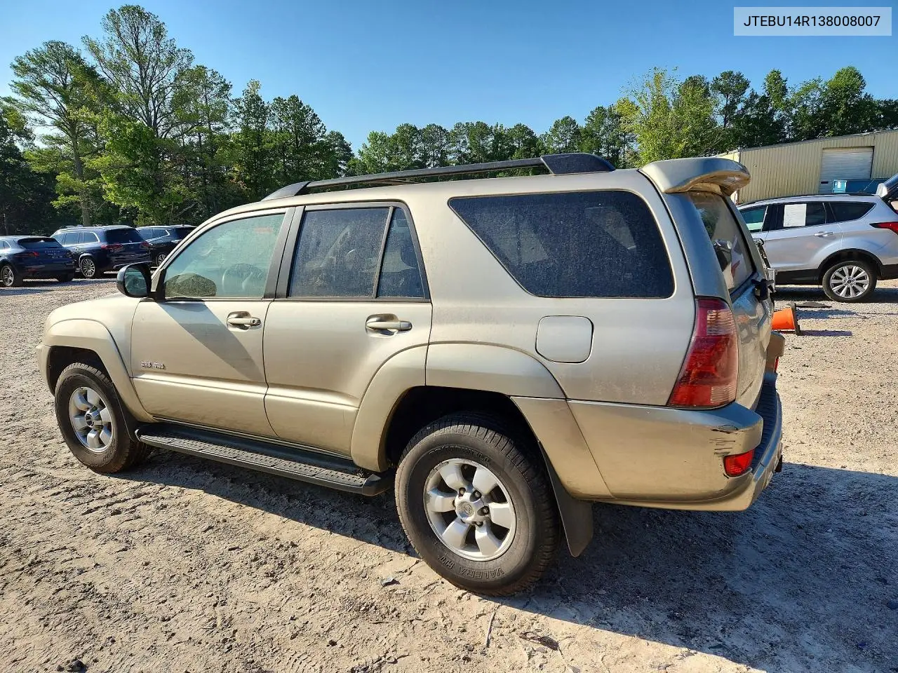 2003 Toyota 4Runner Sr5 VIN: JTEBU14R138008007 Lot: 61059036