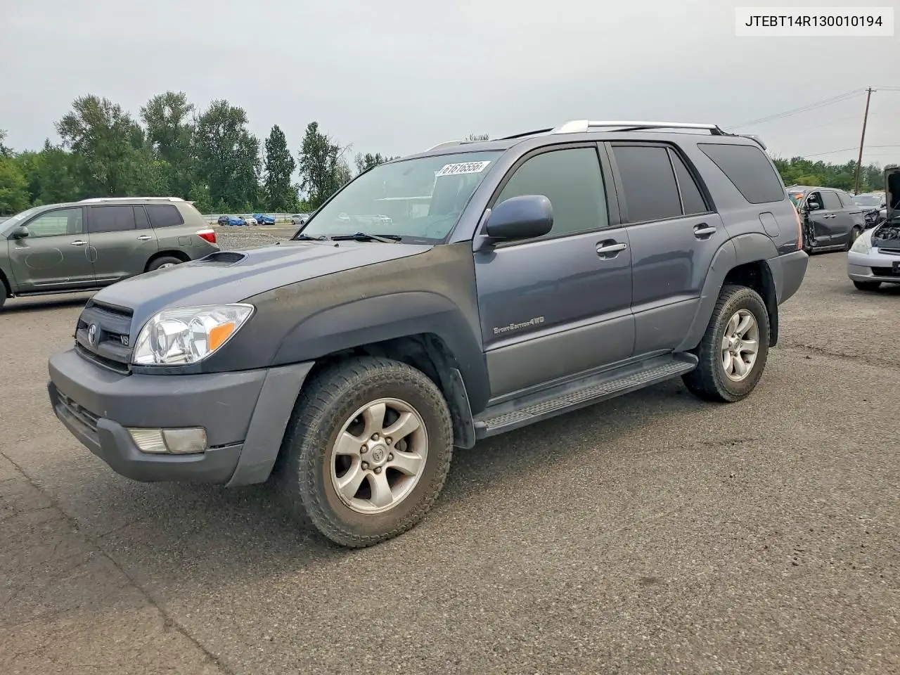 2003 Toyota 4Runner Sport Edition VIN: JTEBT14R130010194 Lot: 61616556