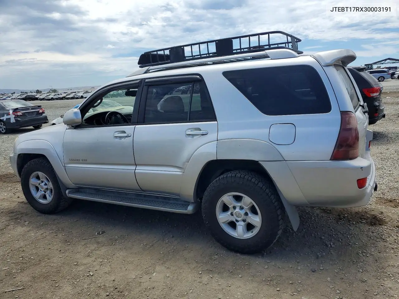 2003 Toyota 4Runner Limited VIN: JTEBT17RX30003191 Lot: 61702266