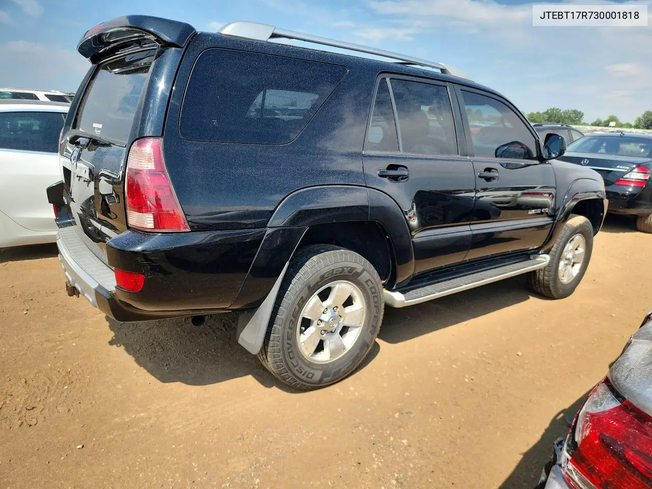 2003 Toyota 4Runner Limited VIN: JTEBT17R730001818 Lot: 61733986