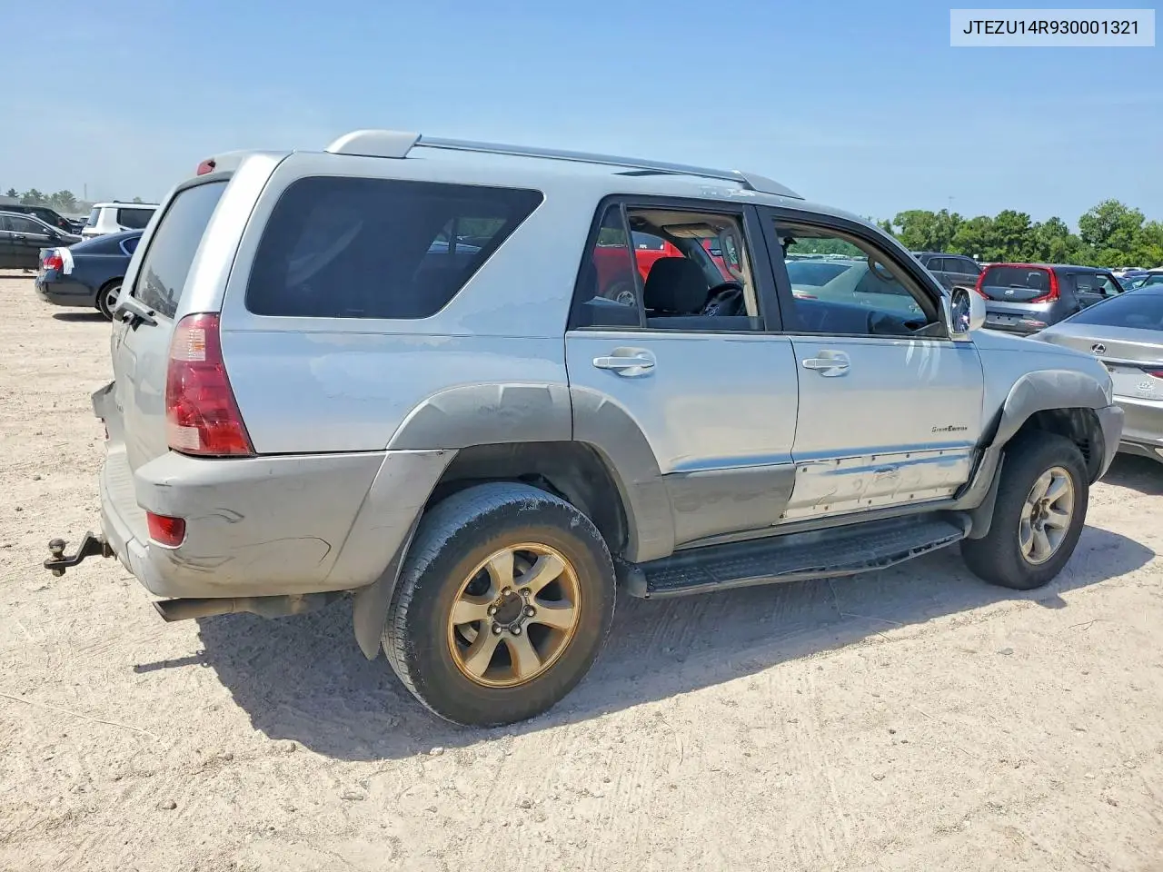 2003 Toyota 4Runner Sport Edition VIN: JTEZU14R930001321 Lot: 61954516